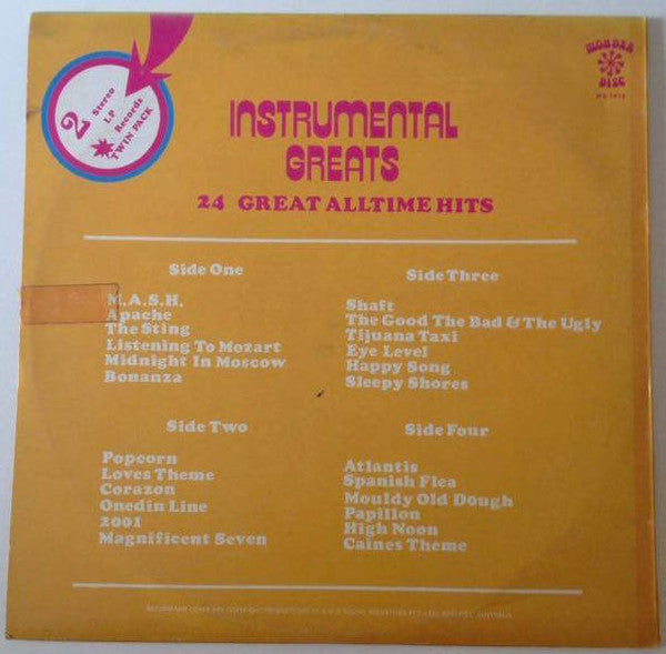 Various : Instrumental Greats (2xLP, Comp)