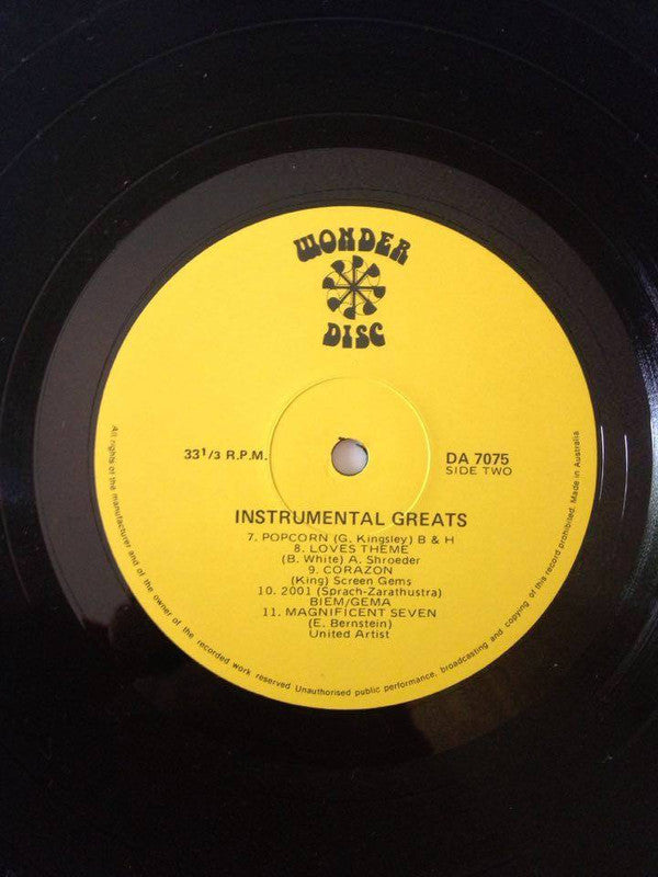 Various : Instrumental Greats (2xLP, Comp)