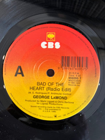 George LaMond : Bad Of The Heart (7", Single)