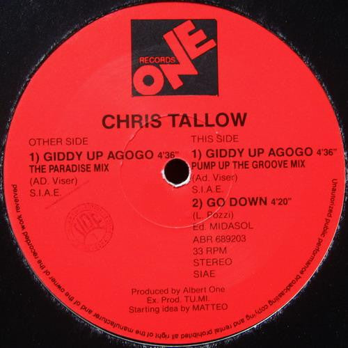 Kris Tallow : Giddy Up Agogo (12&quot;)