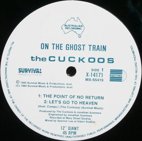 The Cuckoos (4) : On The Ghost Train (12", EP)