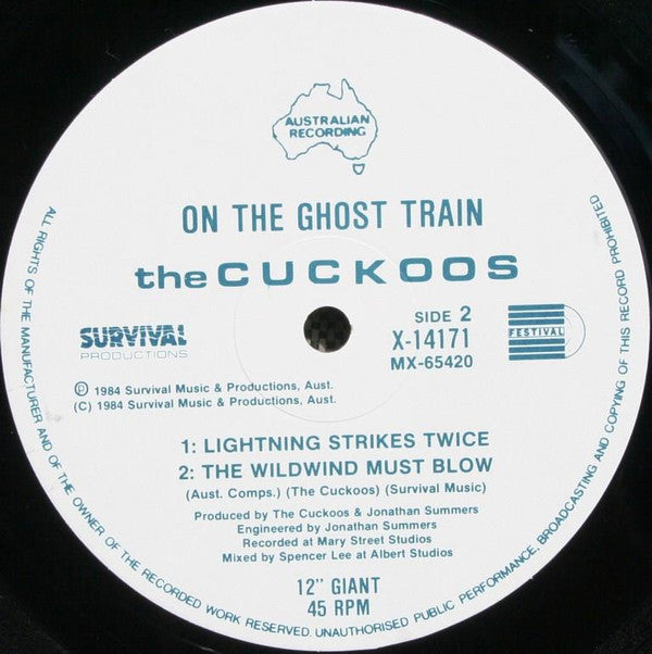 The Cuckoos (4) : On The Ghost Train (12", EP)