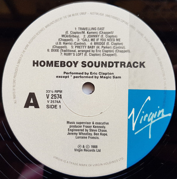 Various : Homeboy - The Original Soundtrack (LP, Comp)