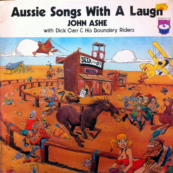 John Ashe With Dick Carr &amp; His Boundary Riders : Aussie Songs With A Laugh (LP, Album)