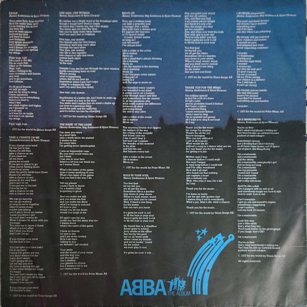 ABBA : The Album (LP, Album, Red)