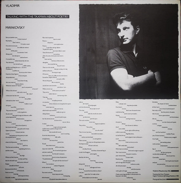 Billy Bragg : Talking With The Taxman About Poetry (LP, Album, PRS)