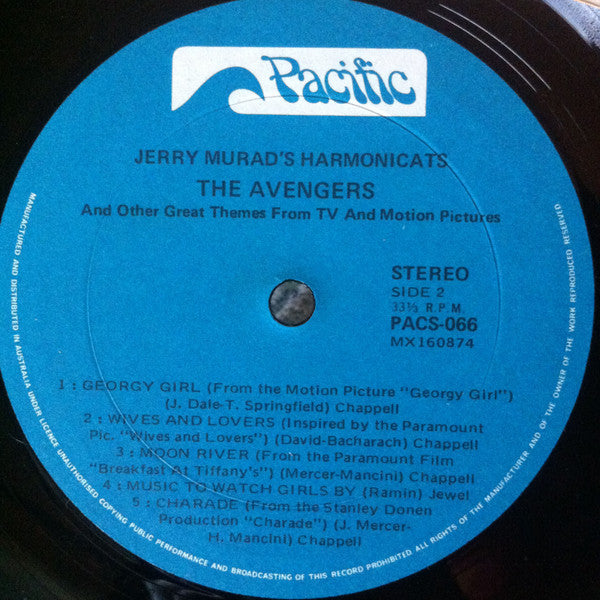 Jerry Murad's Harmonicats : Theme From The Avengers (LP, Album)