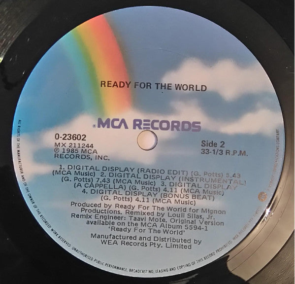 Ready For The World : Digital Display (12" Version) (12")