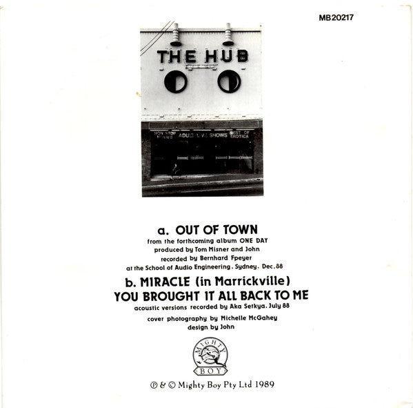 John Kennedy : Out Of Town (7", Single)