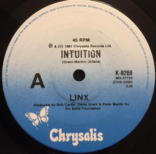 Linx : Intuition (7", Single)