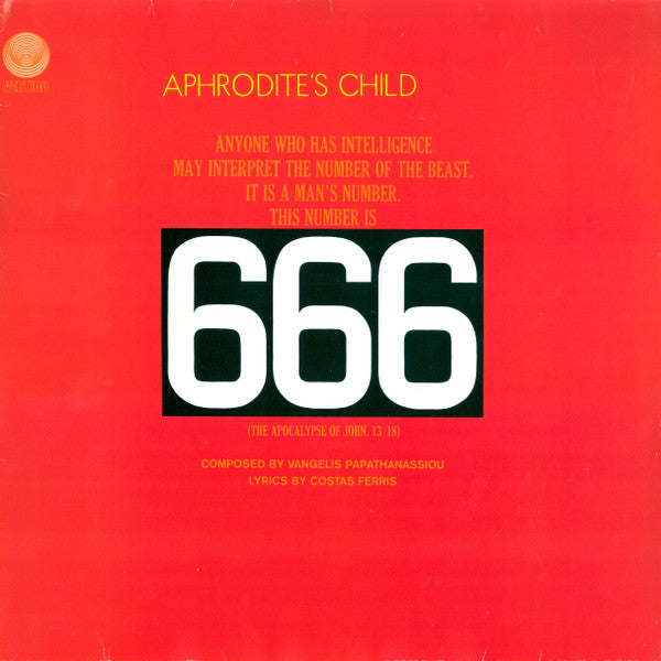 Aphrodite&#39;s Child : 666 (2xLP, Album, RE, Gat)