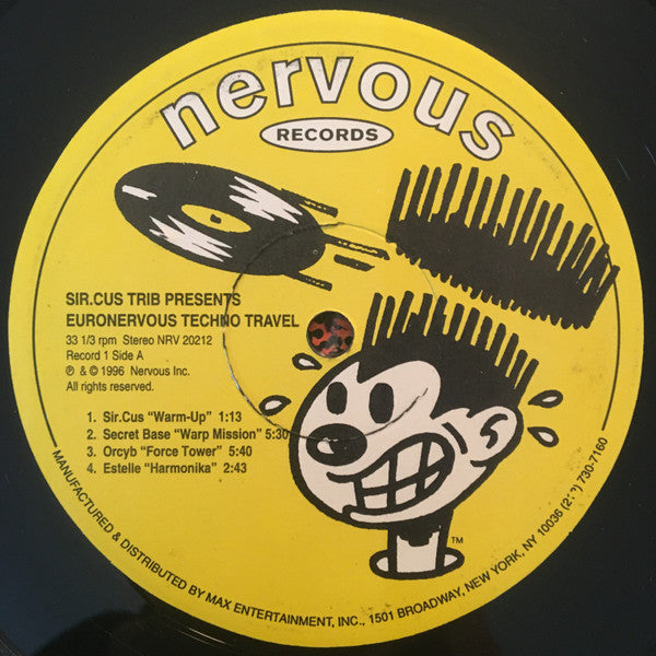 Various : Euronervous Techno Travel (2xLP, Comp)