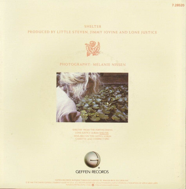 Lone Justice : Shelter (7", Single)