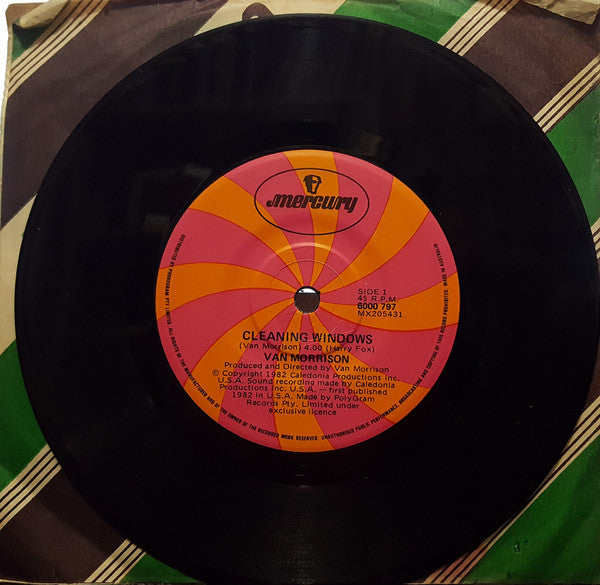 Van Morrison : Cleaning Windows (7", Single)