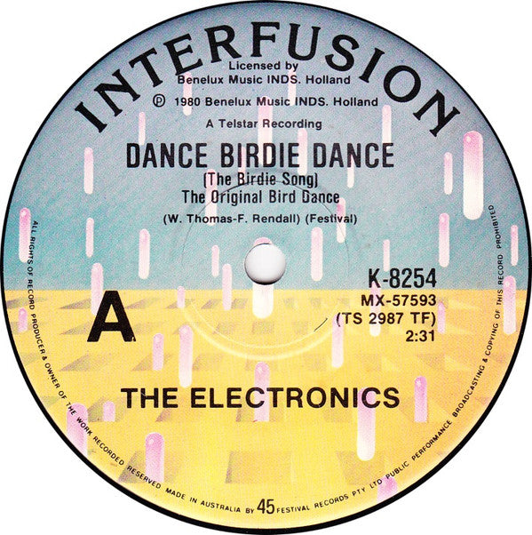 De Electronica&#39;s : Dance Birdie Dance (7&quot;, Single)