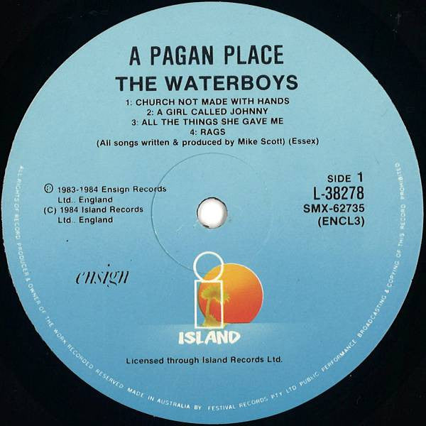 The Waterboys : A Pagan Place (LP, Album)