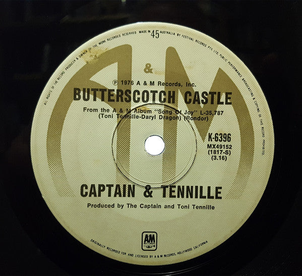 Captain And Tennille : Shop Around (7", Single)