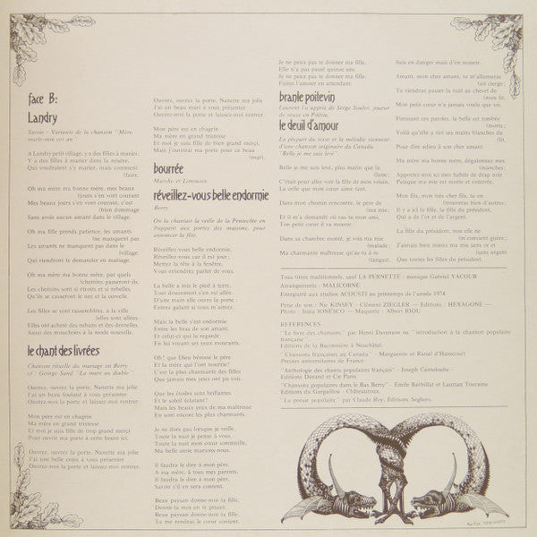 Malicorne : Malicorne (LP, Album, Gat)