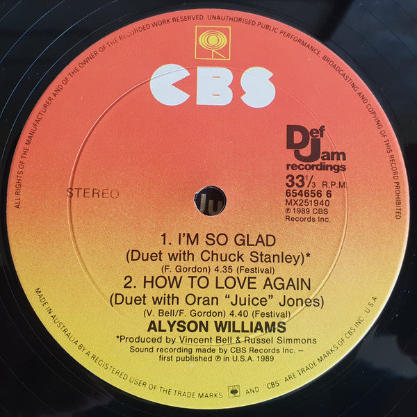 Alyson Williams : Sleep Talk (12")