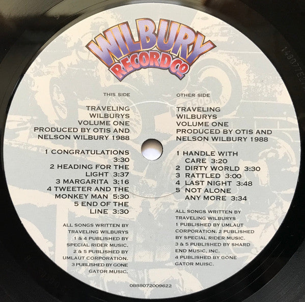 Traveling Wilburys : Volume One (LP, Album, RE, RM, 180)