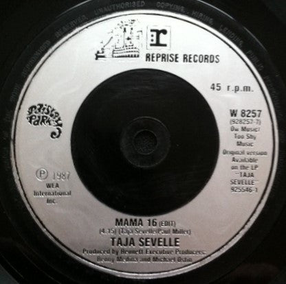 Taja Sevelle : Love Is Contagious (7", Single, Sil)