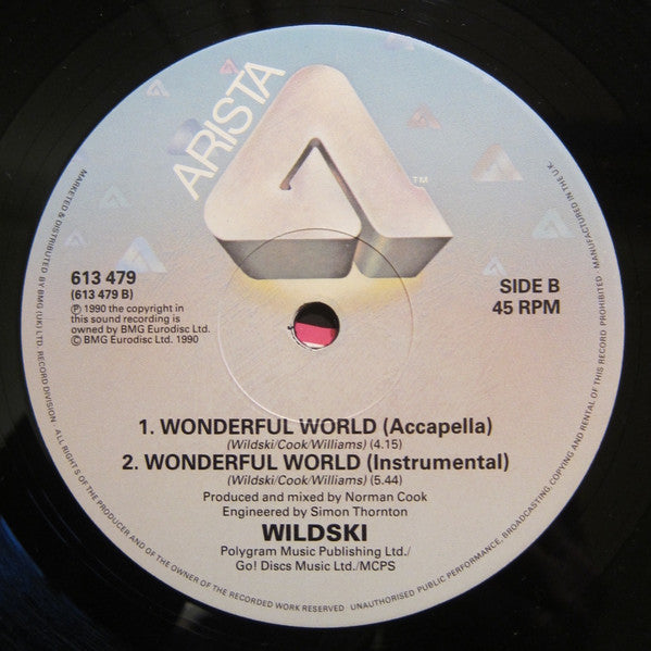 MC Wildski : Wonderful World (12")