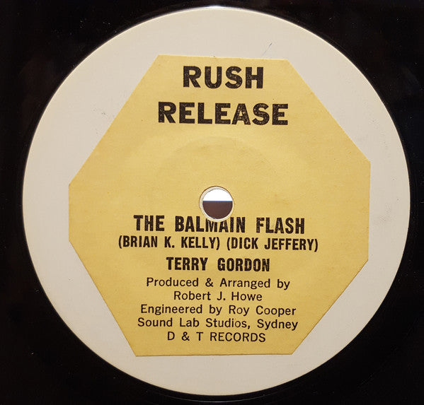 Terry Gordon (4) : The Balmain Flash (7&quot;, Single, Promo)