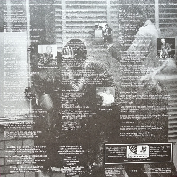 Sanitys Dawn / Yacøpsæ : Sanitys Dawn / Yacøpsæ (12")