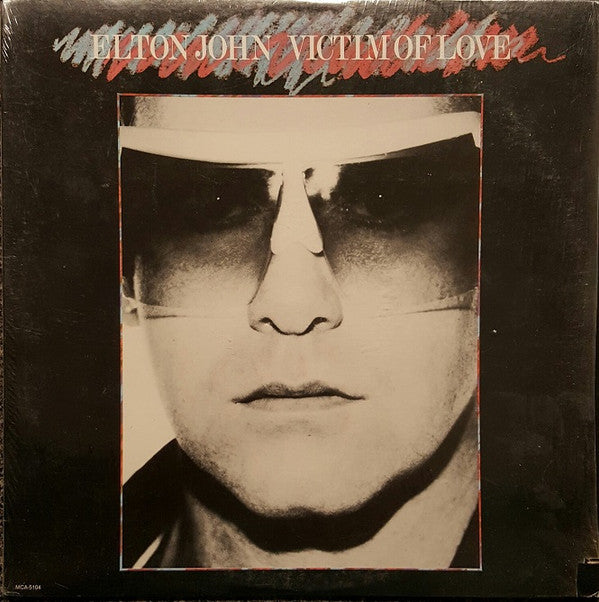 Elton John : Victim Of Love (LP, Album, Pin)