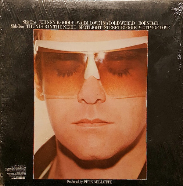 Elton John : Victim Of Love (LP, Album, Pin)