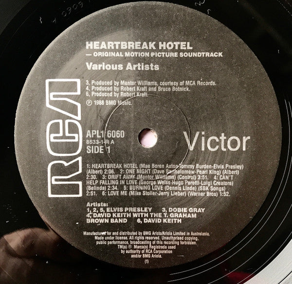 Various : Heartbreak Hotel (A Rock And Roll Fantasy) (LP, Comp)