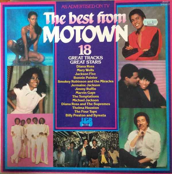 Various : The Best From Motown (LP, Comp)