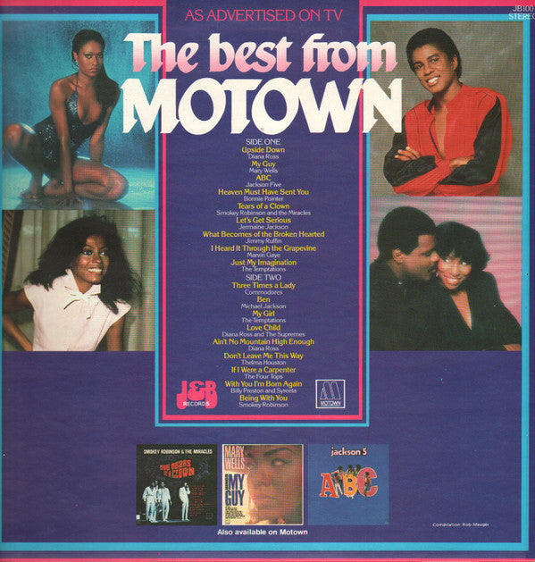 Various : The Best From Motown (LP, Comp)