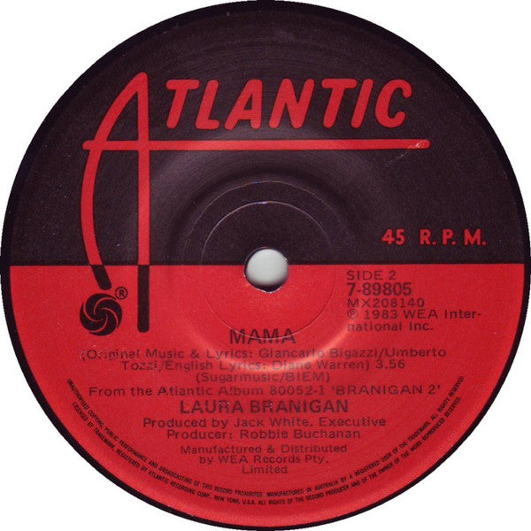 Laura Branigan : How Am I Supposed To Live Without You (7")