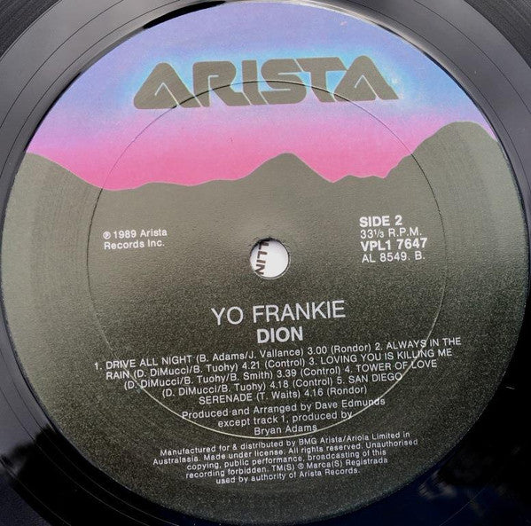 Dion (3) : Yo Frankie (LP, Album)