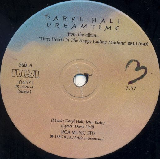 Daryl Hall : Dreamtime (7", Single)