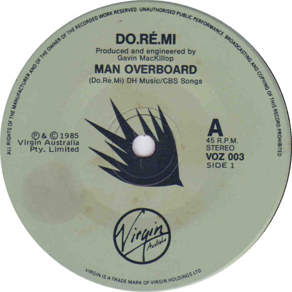Do-Ré-Mi : Man Overboard (7", Single, Ltd, Pla)