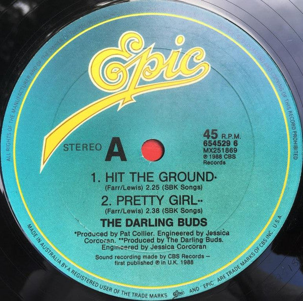 The Darling Buds : Hit The Ground (12", Single, Promo)