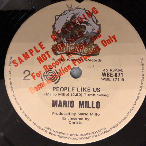 Mario Millo : You (7", Single, Promo)
