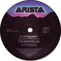 The Montellas : Stop Talking (7", Single)