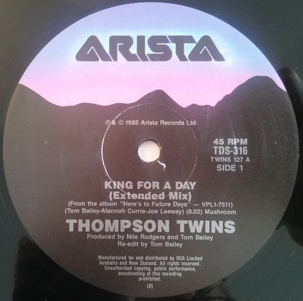 Thompson Twins : King For A Day (12", Maxi)