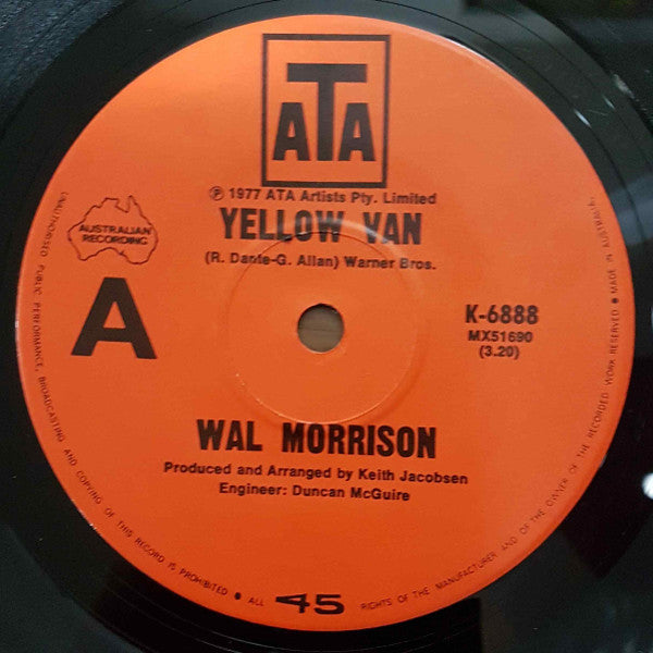 Wal Morrison : Nightmare/Yellow Van (7&quot;, Single)