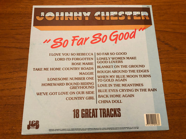 Johnny Chester : So Far So Good (LP, Album, Comp)