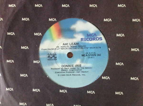 Donnie Iris : Ah! Leah! (7&quot;)