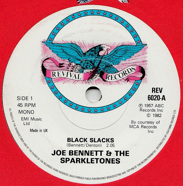 Joe Bennett And The Sparkletones / The Royal Teens : Black Slacks / Short Shorts (7&quot;, Single)