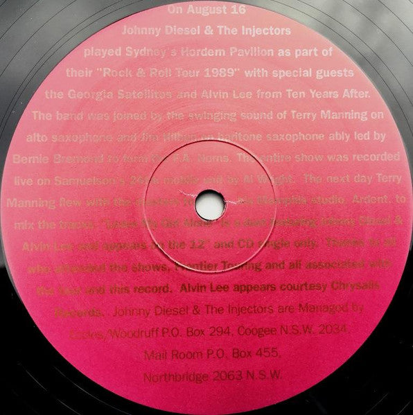 Johnny Diesel & The Injectors : Since I Fell For You (12", Single, Mixed)