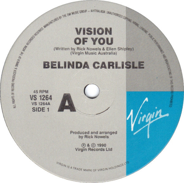 Belinda Carlisle : Vision Of You (7", Single)