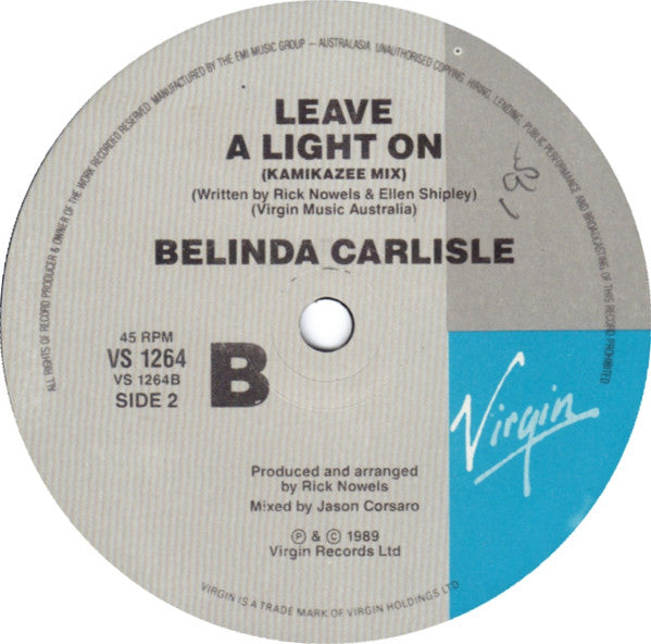 Belinda Carlisle : Vision Of You (7", Single)