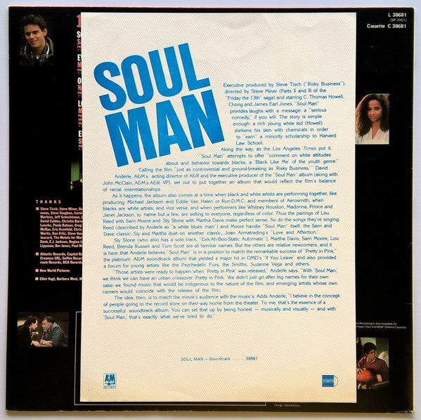 Various : Soul Man (Original Motion Picture Soundtrack) (LP, Comp)