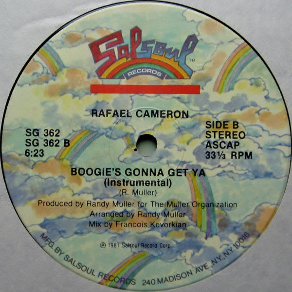 Rafael Cameron : All That's Good To Me (12")
